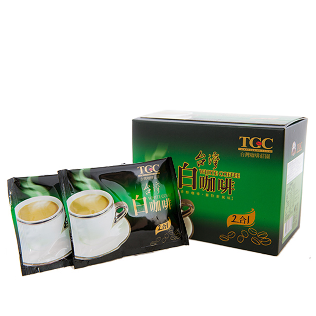 【大尖山】台灣白咖啡二合一咖啡(22g *10包/盒)