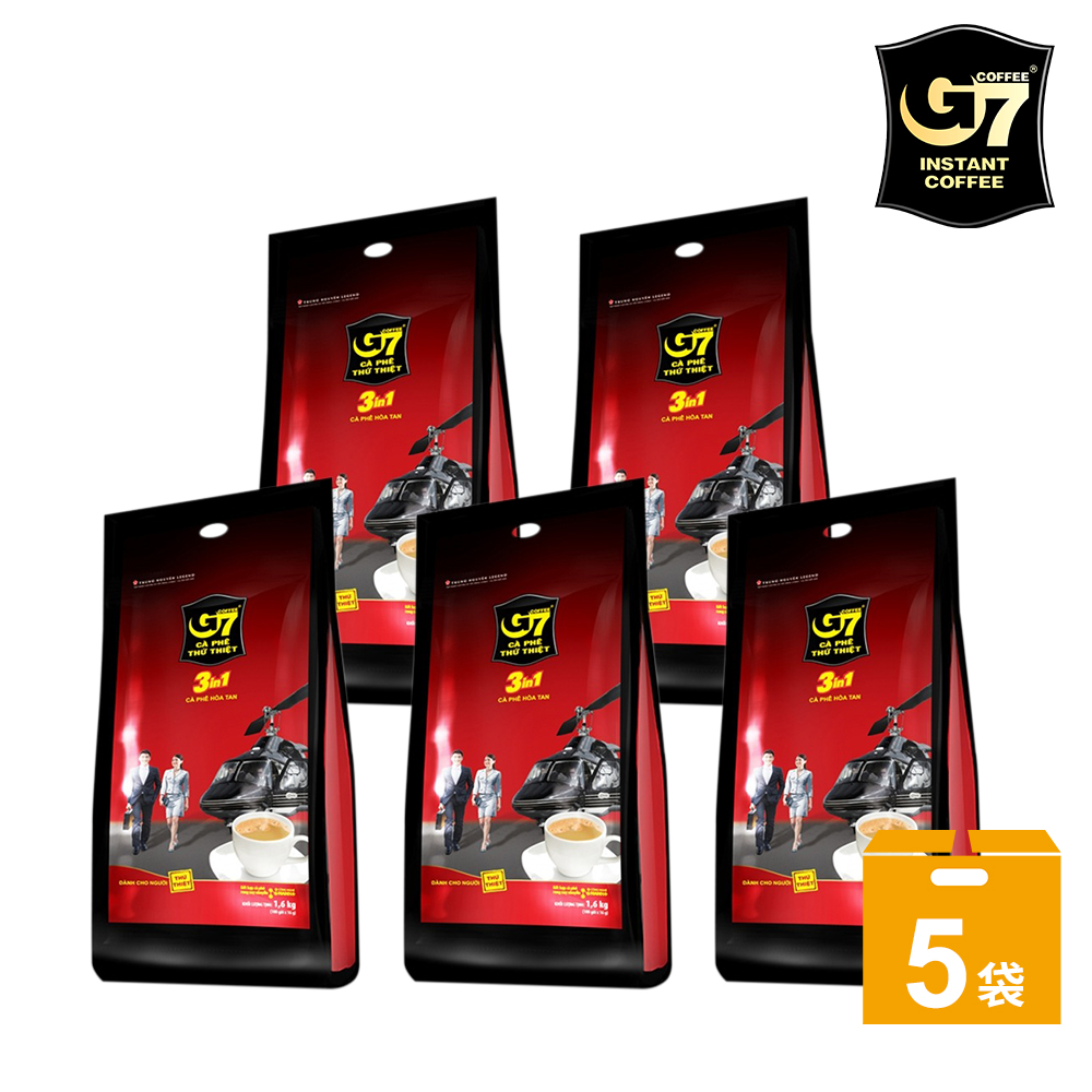 G7 三合一即溶咖啡16g 100入x5包(箱購)