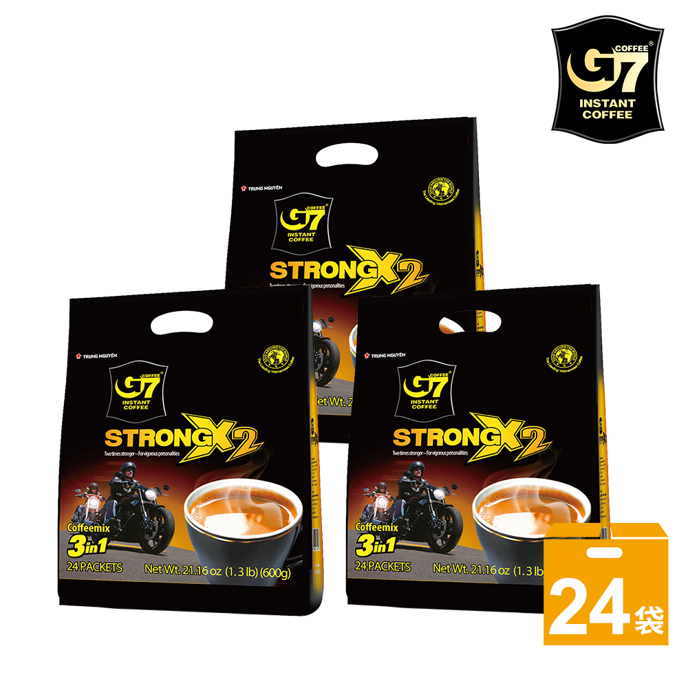 G7 三合一即溶濃醇咖啡25g 24入x24袋(箱購)