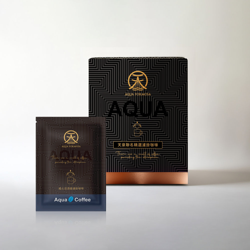 天泉 AQUA聯名濾掛咖啡-蘇格蘭裙●酒香風味(10gx12入/盒)