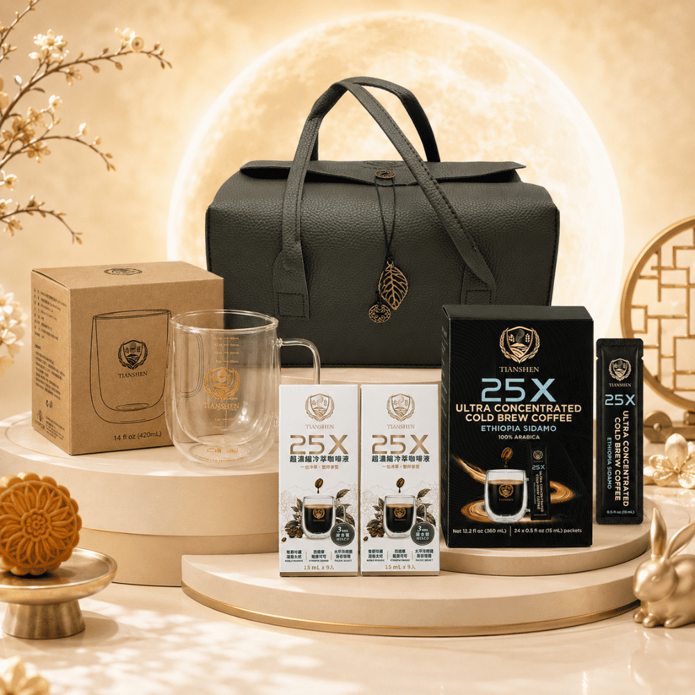 Tianshen 天神精品濃縮咖啡禮｜25X超濃縮冷萃咖啡(三種風味)×2＋25X超