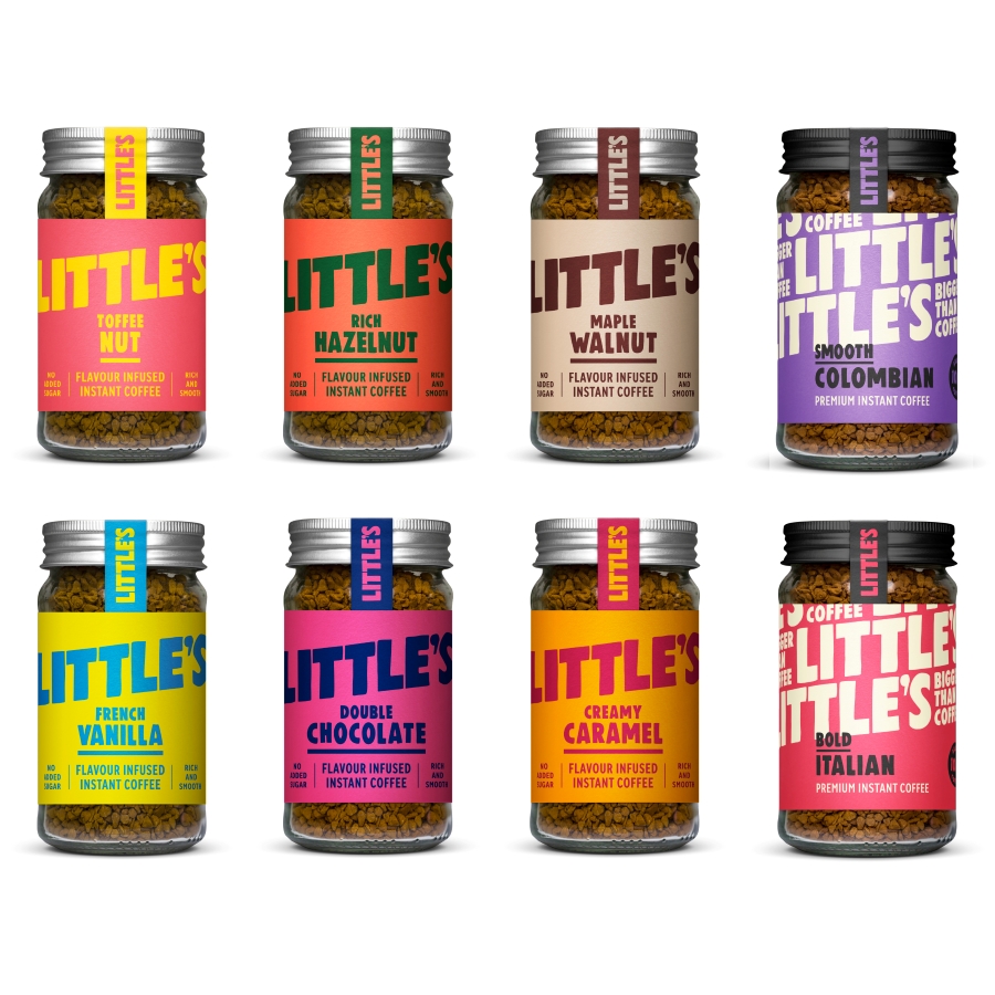 『新品優惠』英國 LITTLE’S 職人黑咖啡/風味即溶咖啡-隨機6入組