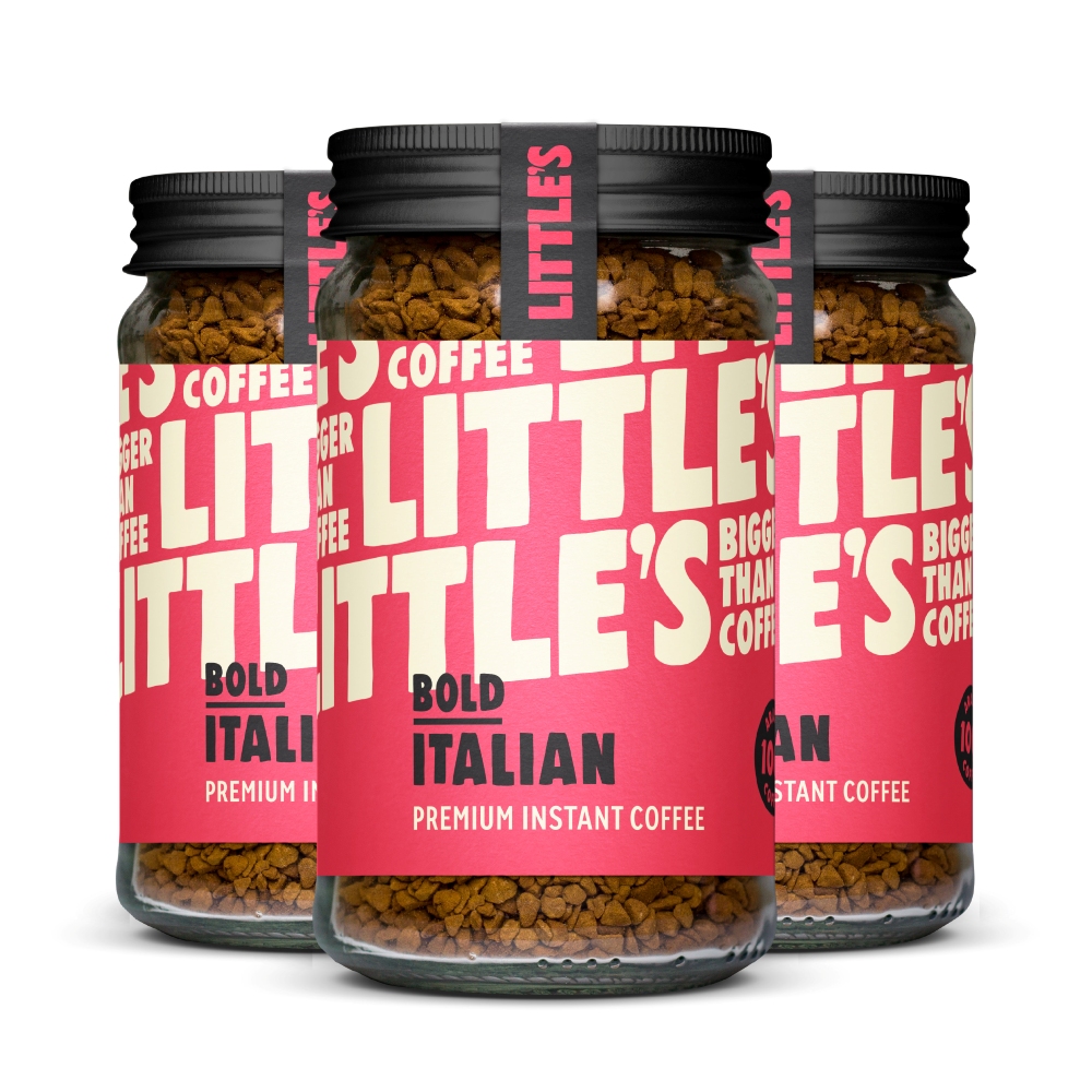 英國 LITTLE’S 職人黑咖啡(50g) 3入組-經典義式