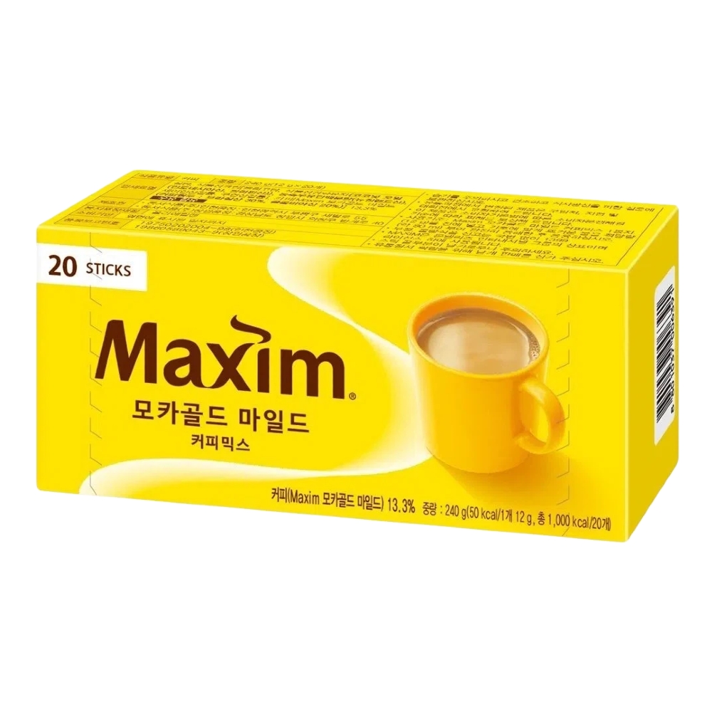 Maxim 邑通 韓國 摩卡經典三合一拿鐵咖啡 20入 (12gx20入)