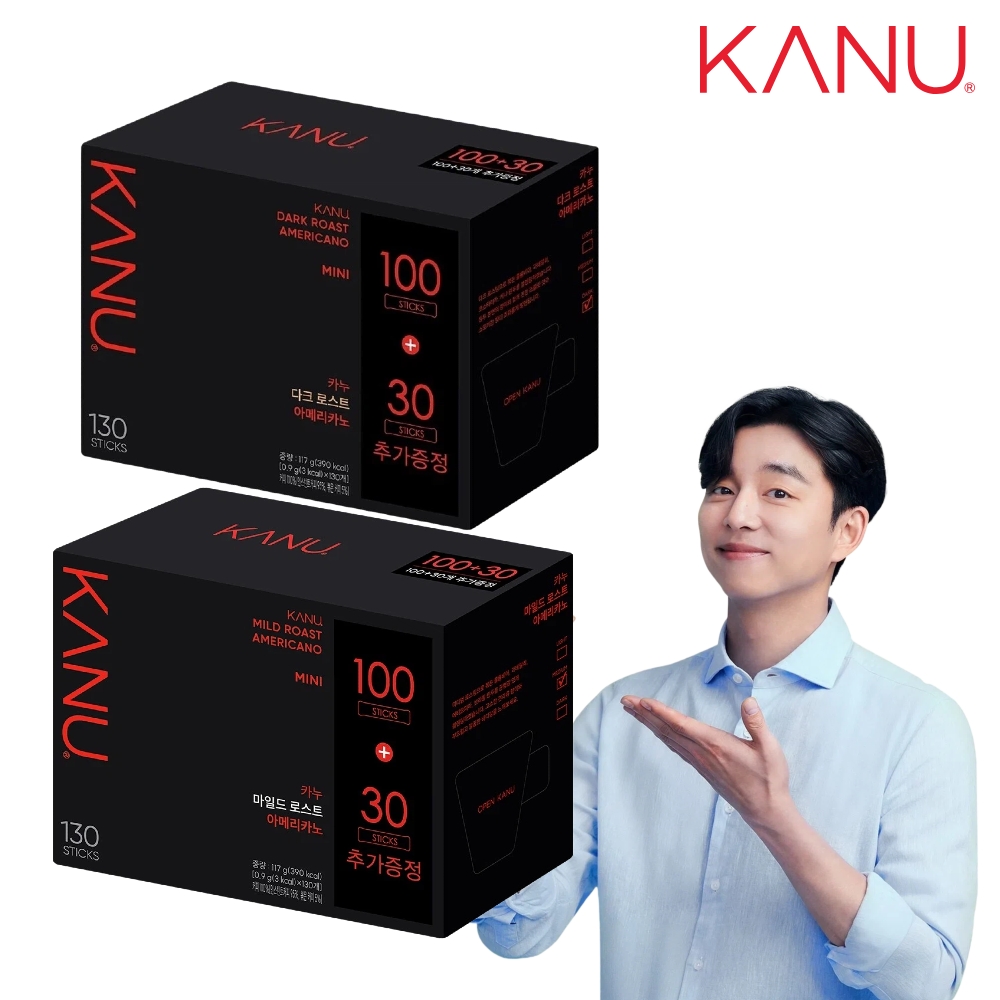 Maxim 邑通 KANU 中焙 深焙 美式咖啡 130入(0.9gx130入)