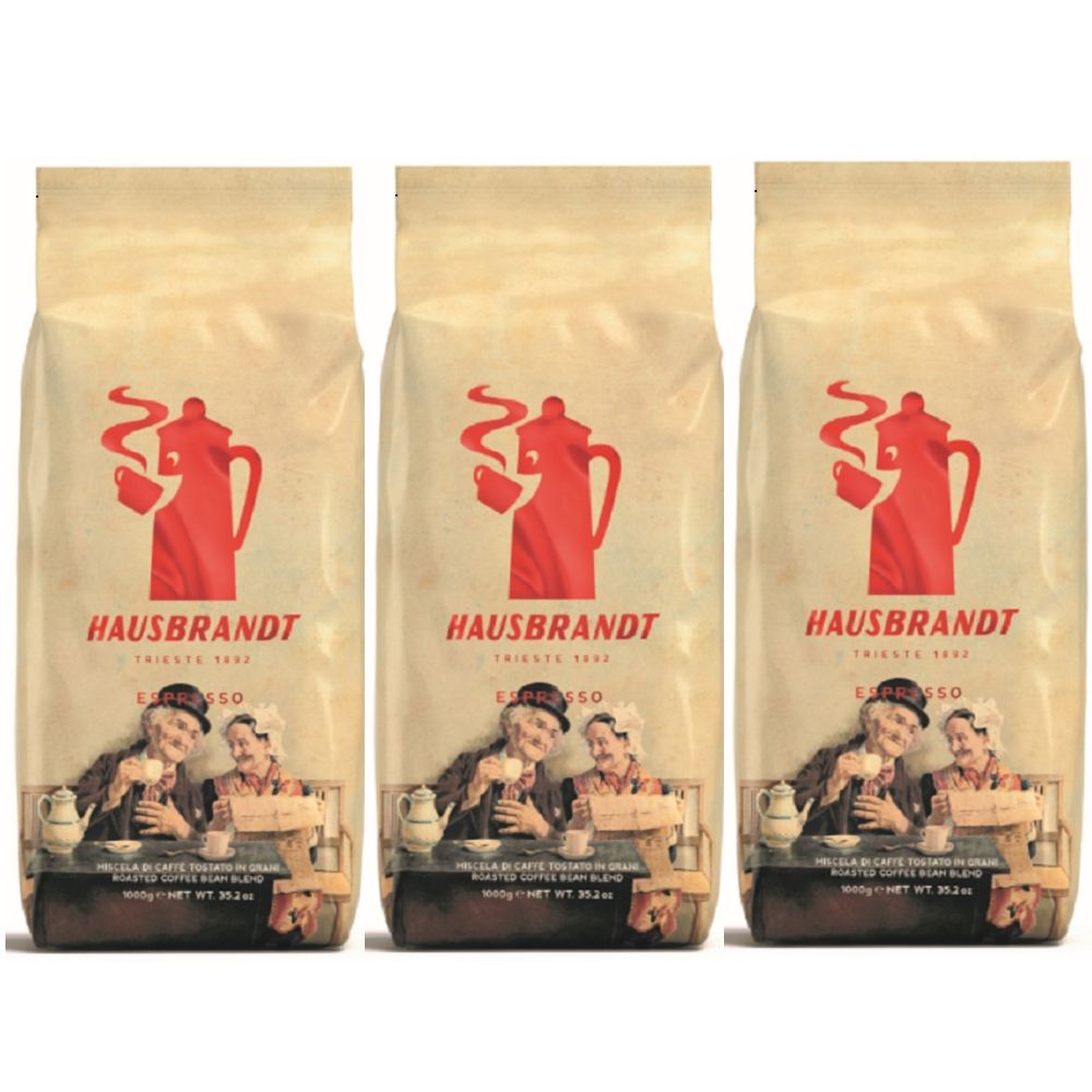 HAUSBRANDT 義式咖啡豆500g/包 三入組(500g x 3包)