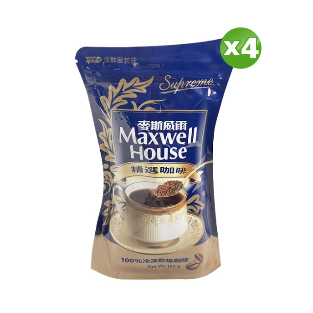 Maxwell 麥斯威爾 Maxwell 精選咖啡環保包(150g)x4包