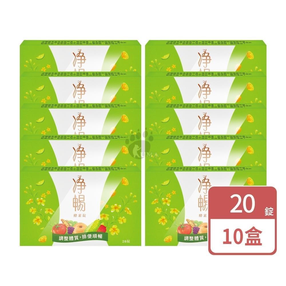 大漢酵素 淨暢酵素錠-綜合酵素 20錠X10盒