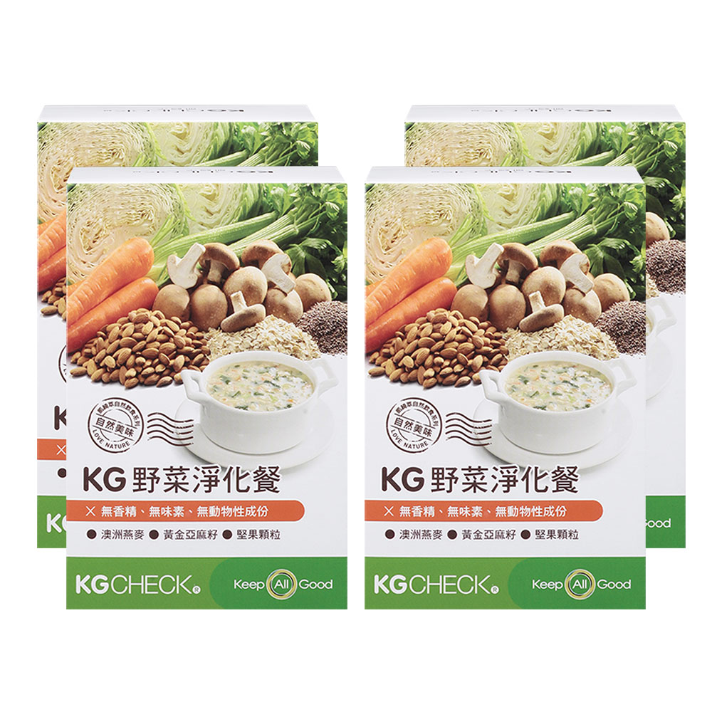 KGCHECK 聯華食品 野菜淨化餐(6包/盒)x4盒