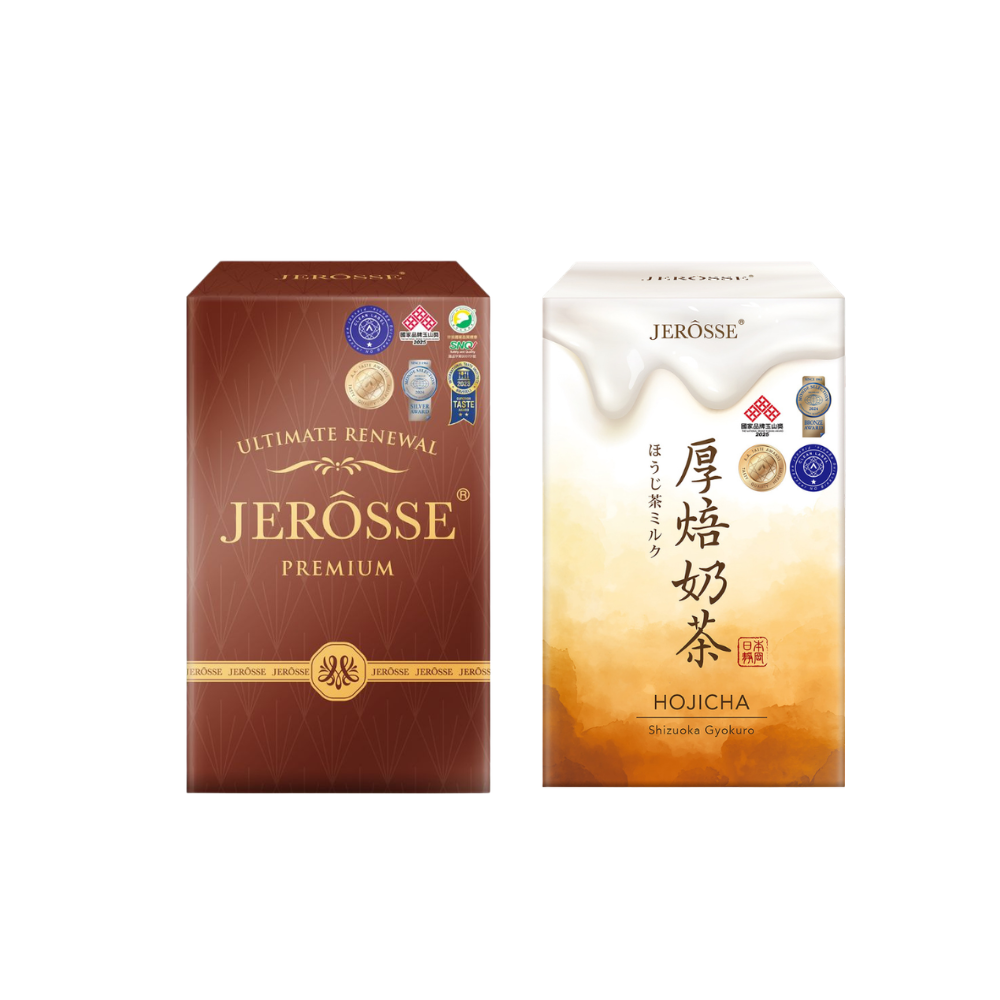 JEROSSE 婕樂纖 肽纖飲系列【優惠價】可可10包x1盒、奶茶10包x1盒