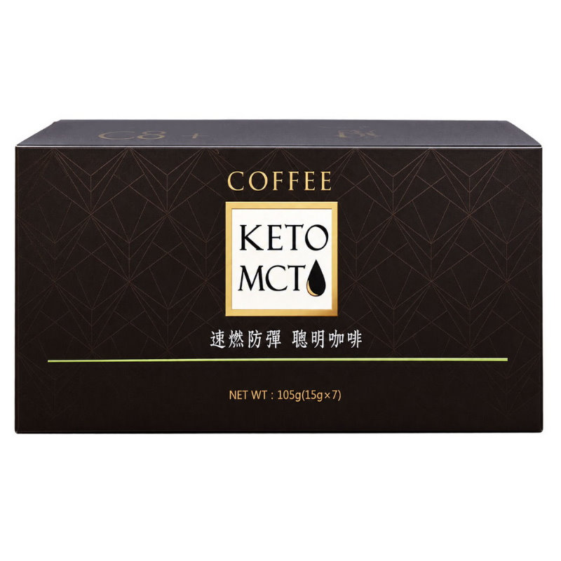 KETO MCT Coffee 聰明咖啡(15g×7包)/盒