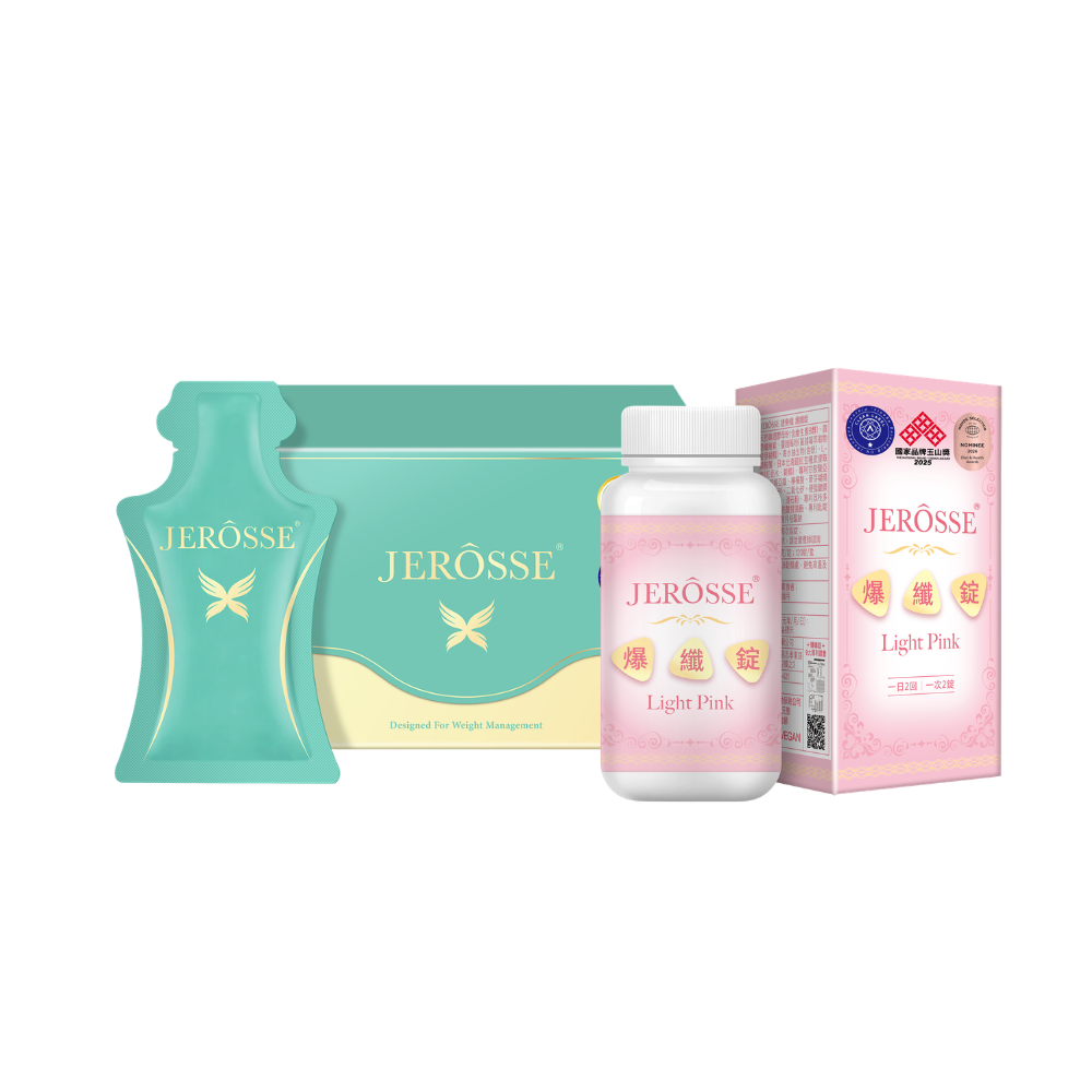 JEROSSE 婕樂纖 【優惠價】纖纖飲14包x1盒、爆纖錠120錠x1盒