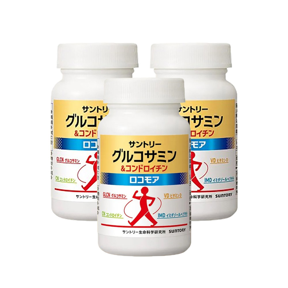 Suntory 三得利 固力伸 葡萄糖胺(30日份/180錠/罐)x3罐 (共540錠)
