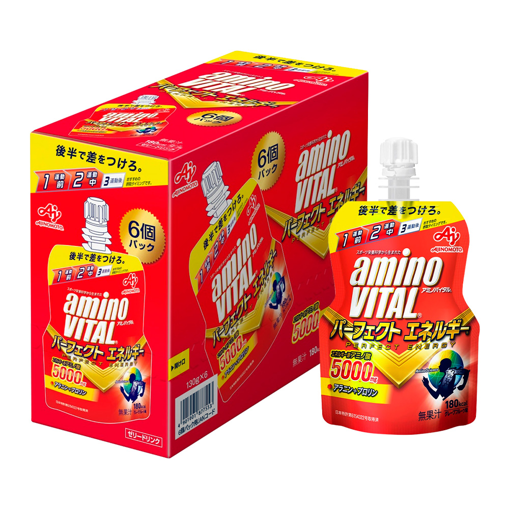 味之素 amino VITAL 專業級胺基酸能量凍 6包裝超值包【130g * 共6包入】