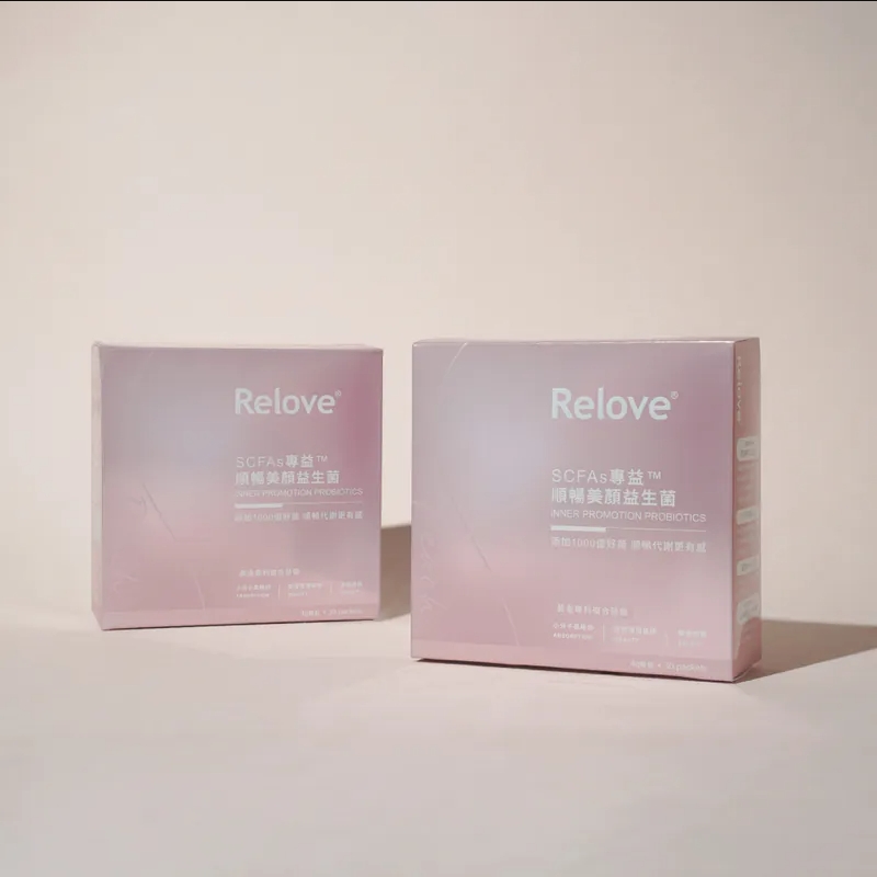 Relove (二入組) SCFAs專益 順暢美顏 益生菌 30包/4克-蜜桃風味