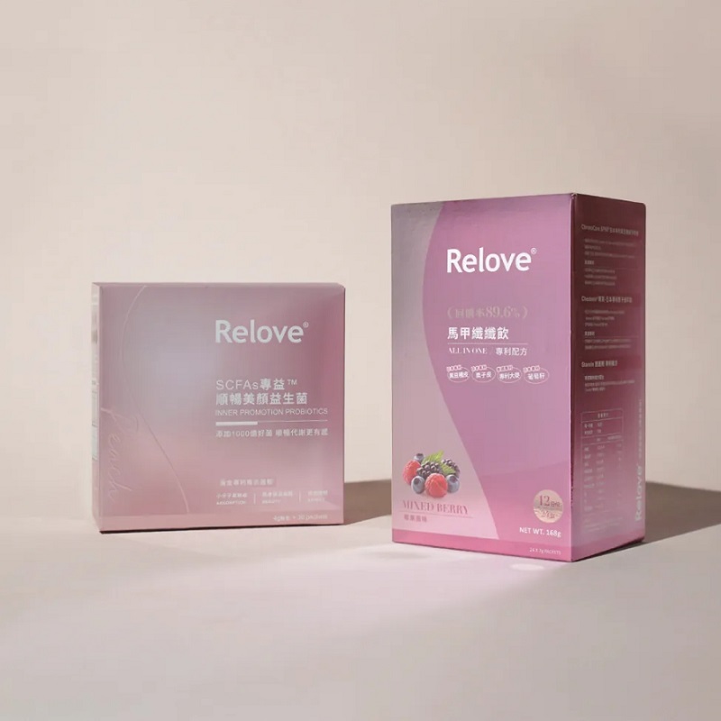 Relove SCFAs專益 順暢美顏 益生菌 30包/4克+馬甲纖纖飲 24包/7克（其他規格）