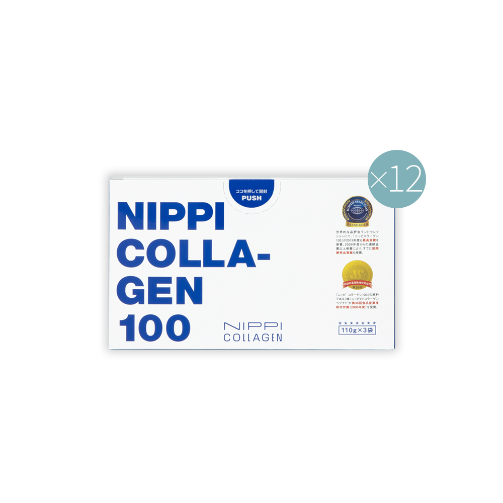 NIPPI 100%純膠原蛋白胜肽(110gX3袋/盒)X12