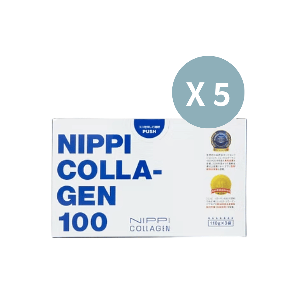 NIPPI 100%純膠原蛋白胜肽(110gX3袋/盒)5盒