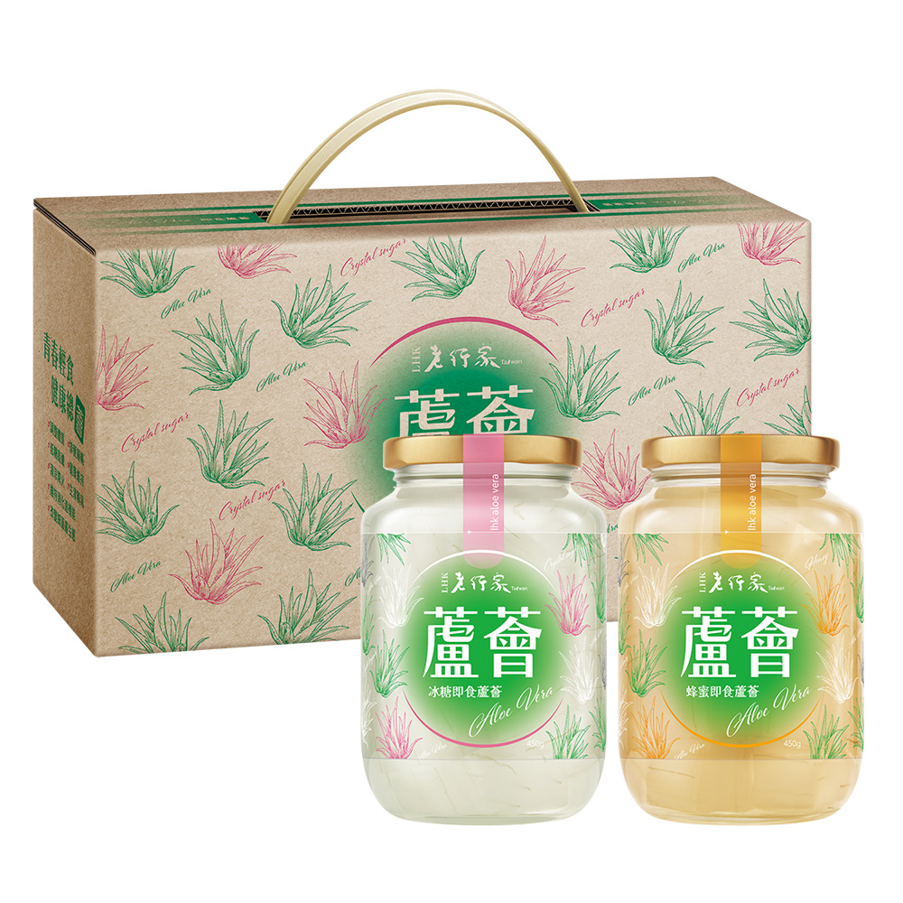 lohongka 老行家 即食蘆薈三瓶組禮盒