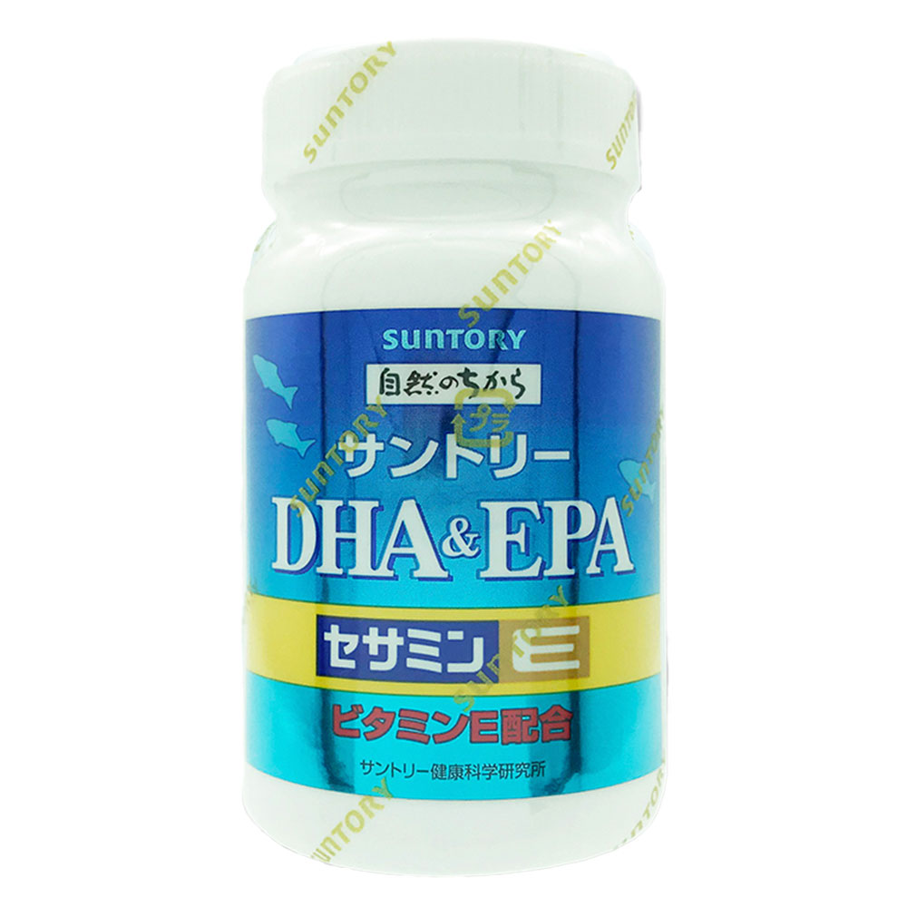 Suntory 三得利 魚油 DHA&EPA+芝麻明E(120錠/瓶)