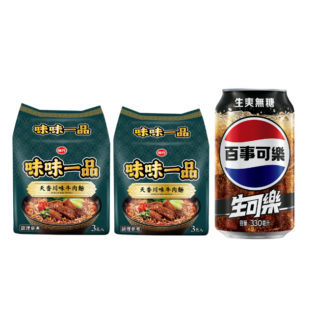 味味一品 天香川味牛肉麵 (176g*3包*2袋)