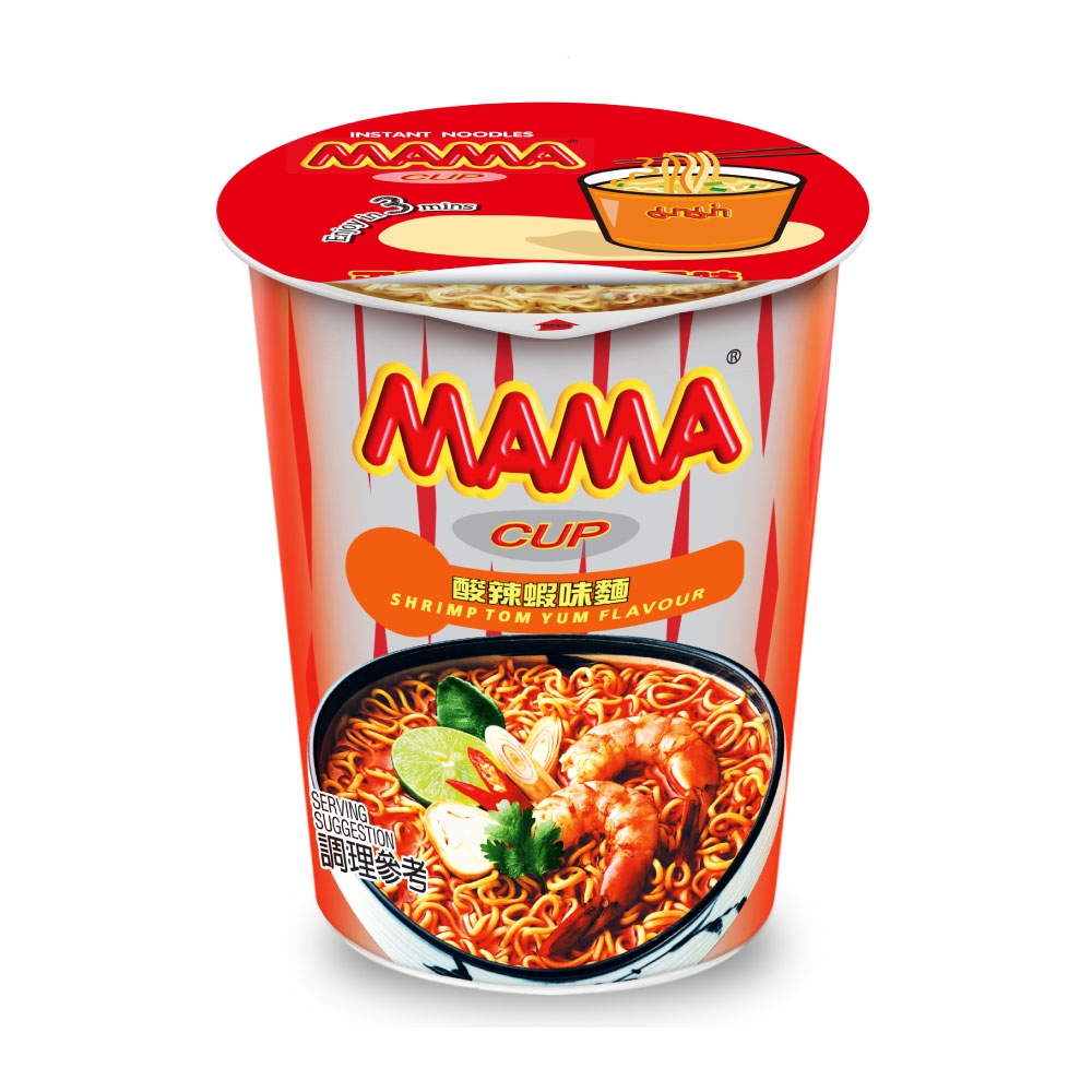MAMA 泰式酸辣蝦味麵x36杯(60g/杯)