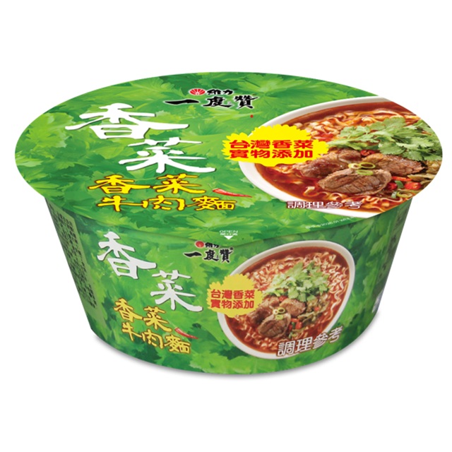 維力 一度贊香菜牛肉麵185g(12碗/箱)