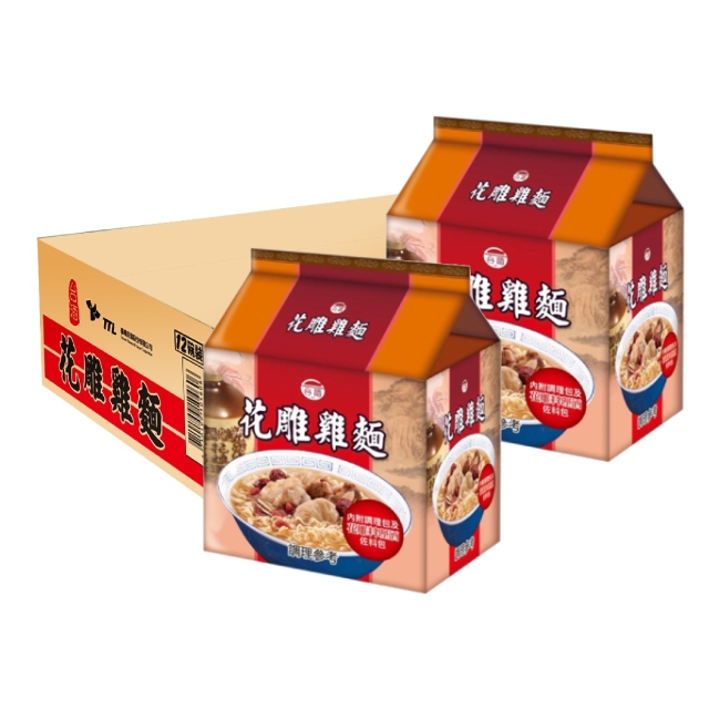 台酒TTL 花雕雞麵袋裝(200g x12包)