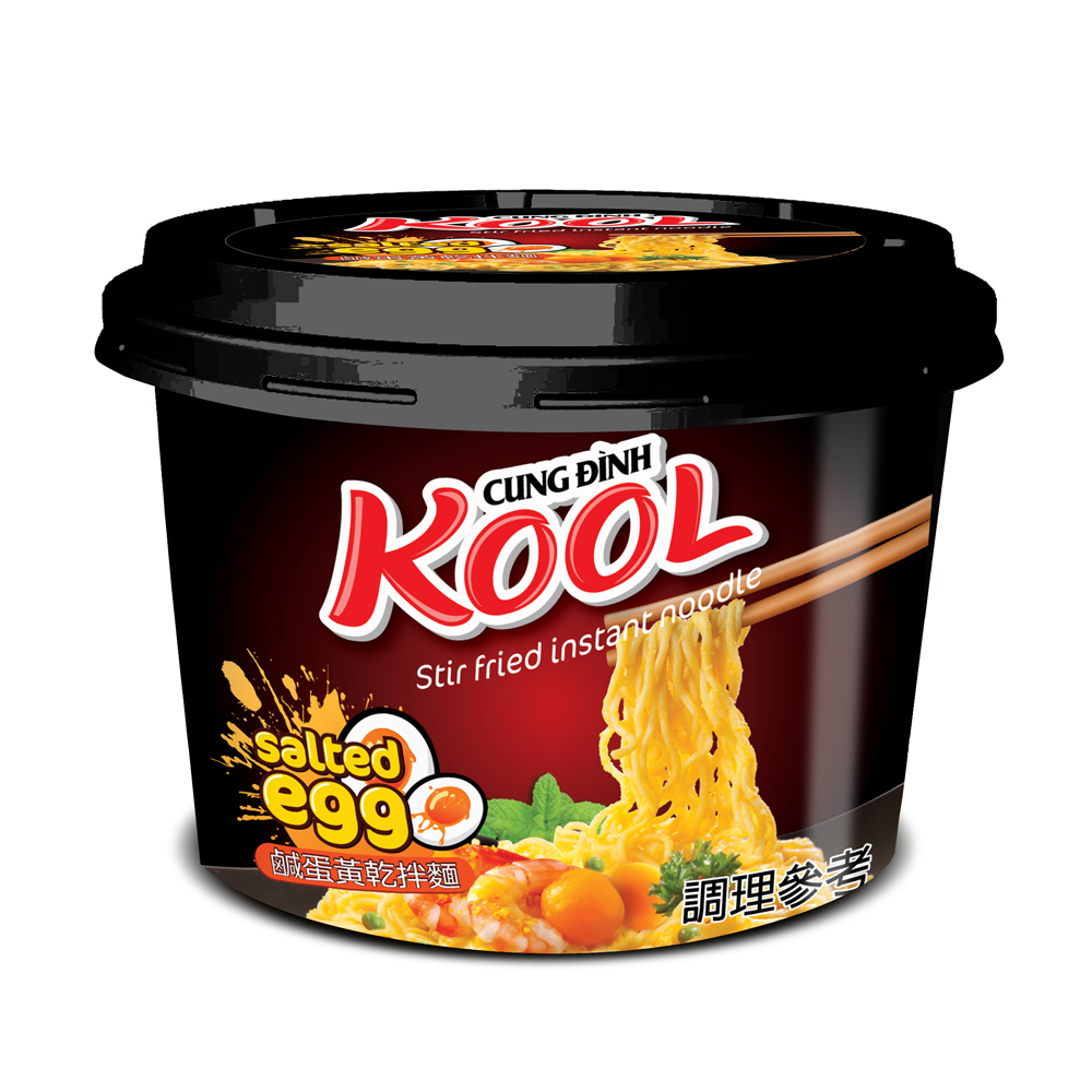 KOOL 鹹蛋黃乾拌碗麵(90g)