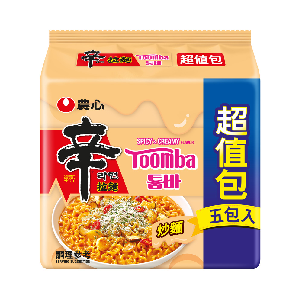 農心 辛拉麵超值包5入-辣白醬風味(685g)x兩袋組