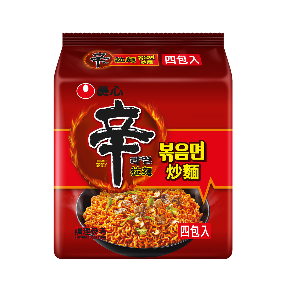 農心 辛炒麵4入(540g)X2袋組