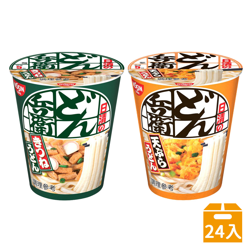 Nissin 日清6杯組｜咚兵衛杯裝烏龍麵(速食麵)(口味多選/杯) - PChome