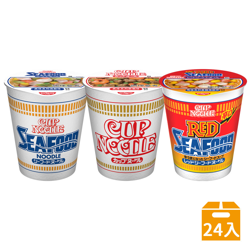 Nissin 日清 合味道原味系列(多種口味/24杯)箱 (有效期限2026/11/25)
