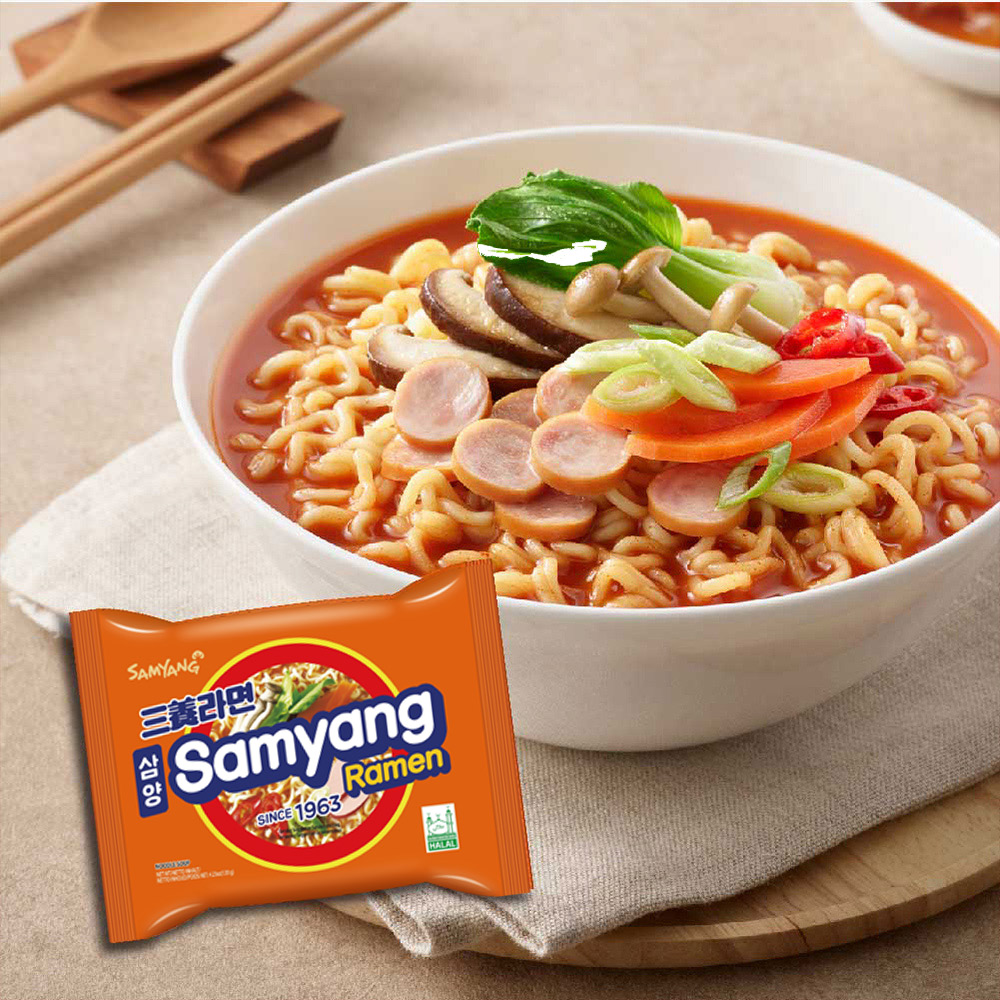 SamYang 三養 元祖拉麵 120g  韓國史上第一款拉麵！(元祖泡麵 / 韓國泡麵 / 韓式泡麵 / 韓國湯麵 / 韓國拉麵)