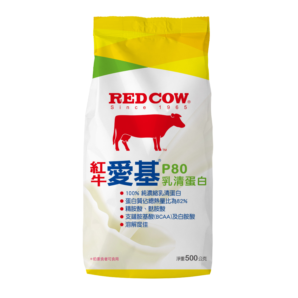 RED COW 紅牛 愛基P80乳清蛋白-500g