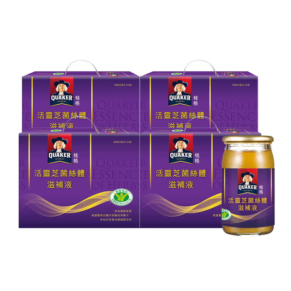 Quaker 桂格 活靈芝(30入x4盒)（其他規格）
