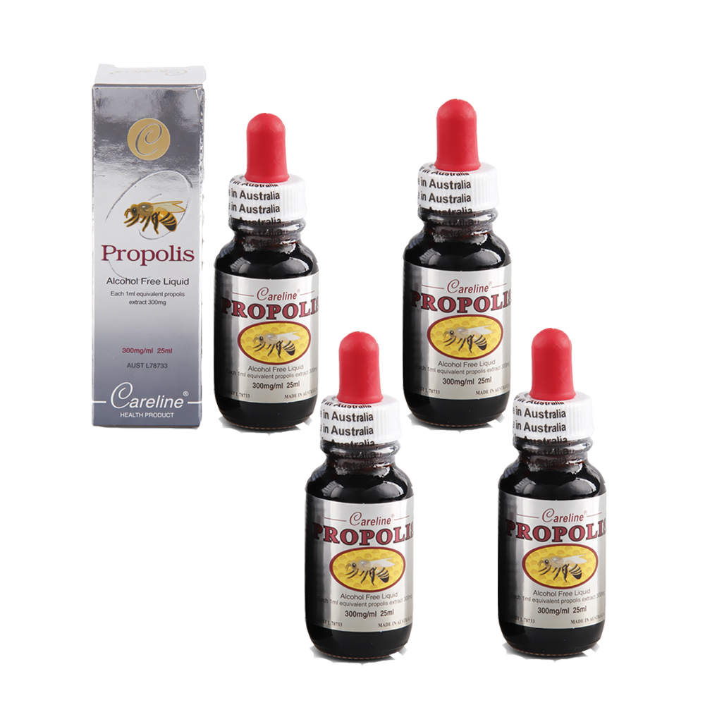 澳洲 Careline 蜂膠精華液 (4入組 25ml/瓶) 即期良品2027年八月到期