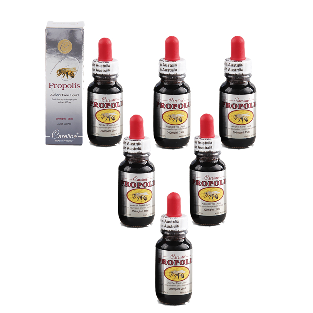 澳洲 Careline 蜂膠精華液 (6入組 25ml/瓶) 即期良品2027年八月到期