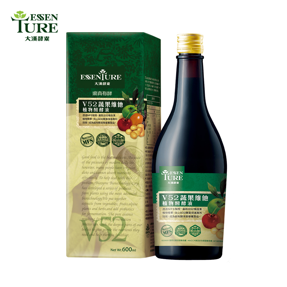 大漢酵素 V52蔬果維他植物醱酵液 600ML
