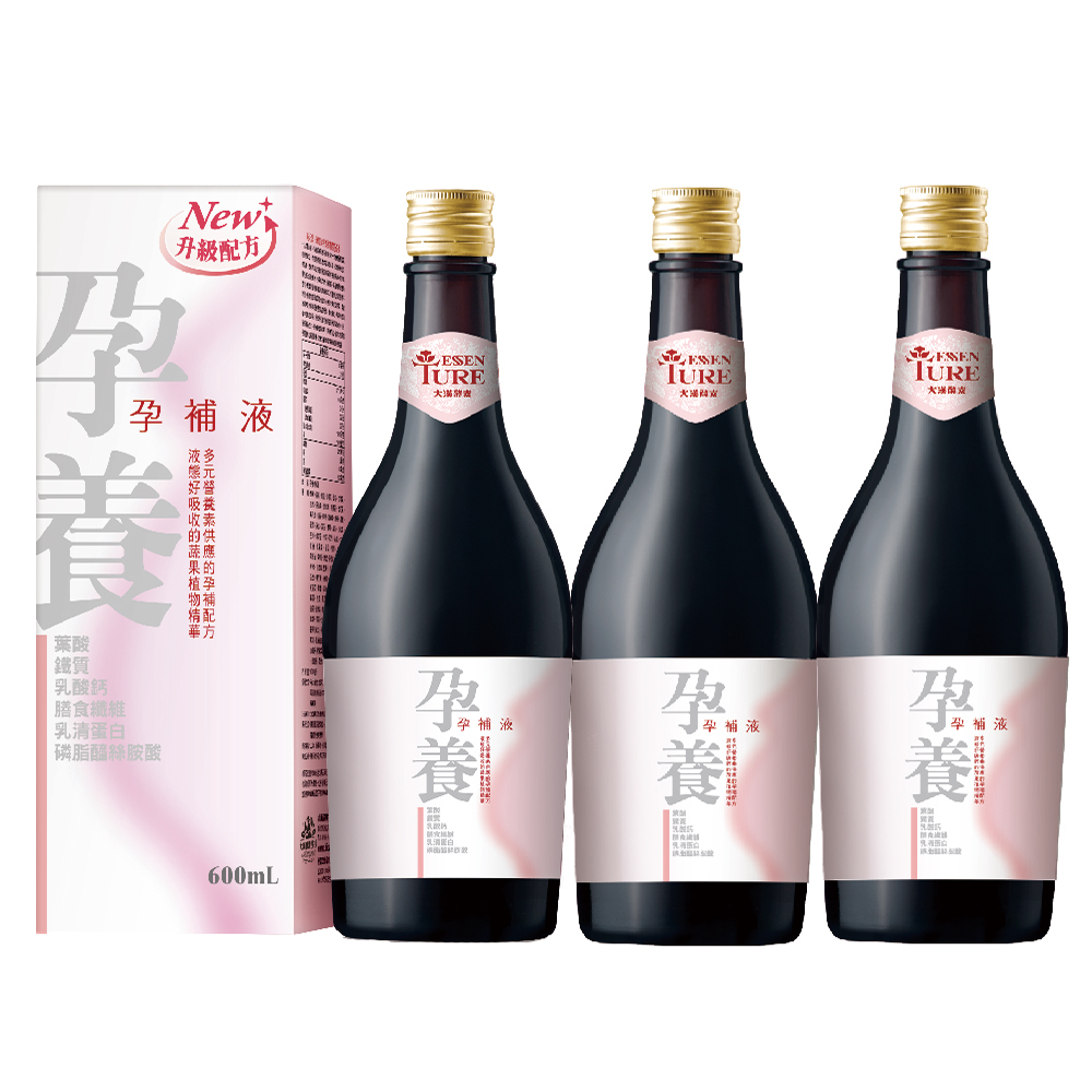 大漢酵素 孕養孕補液600ml(3件組)