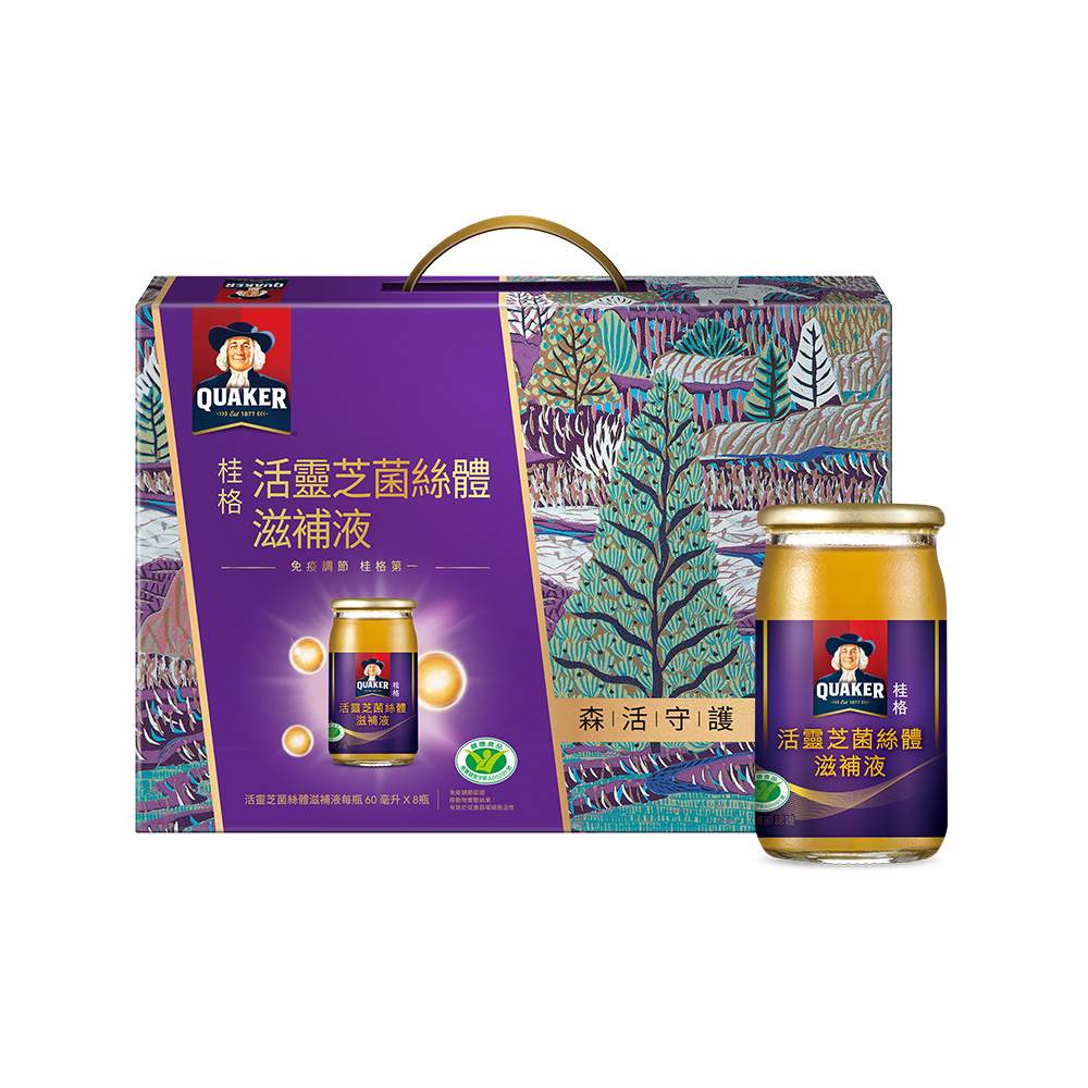 《桂格》活靈芝禮盒(8入)