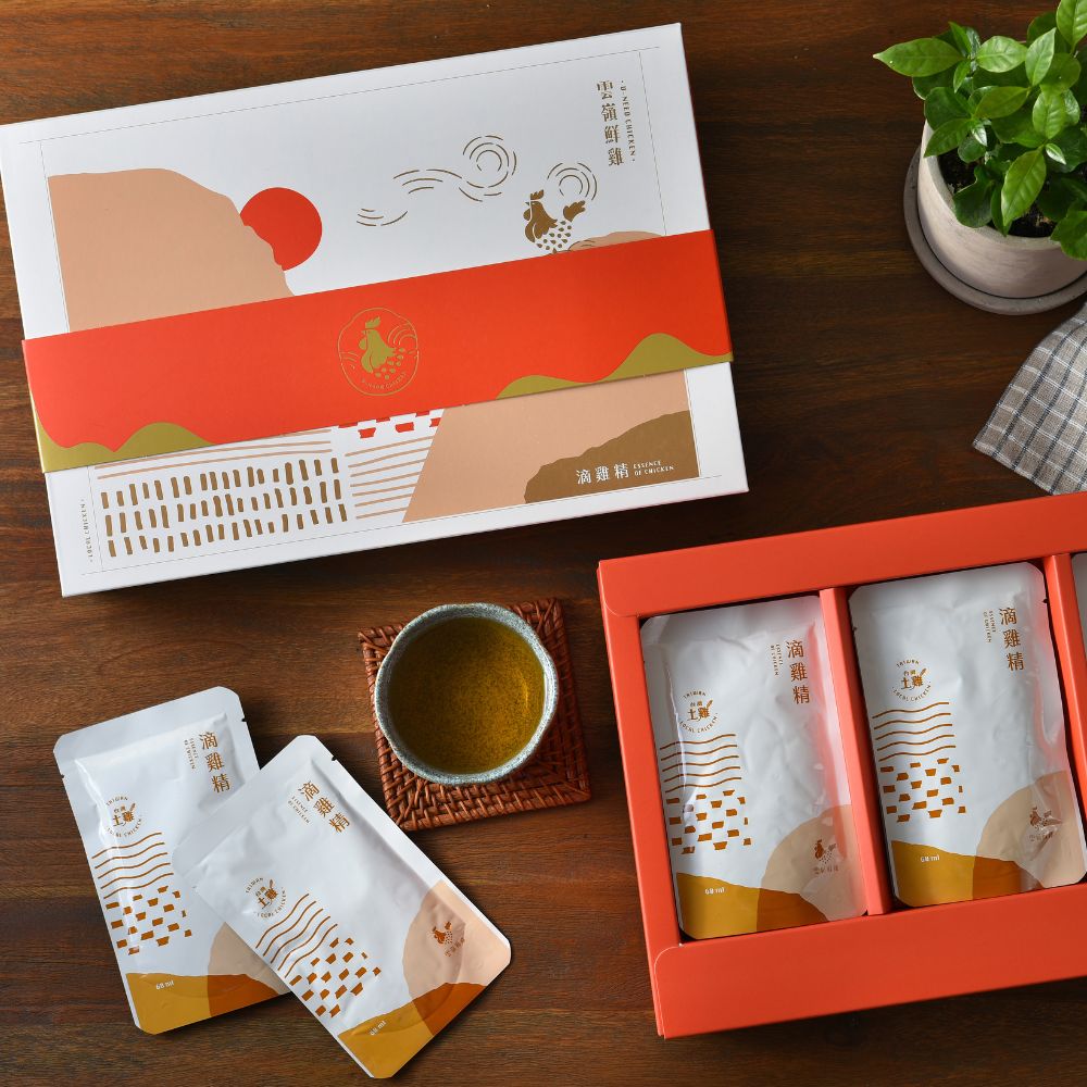 U-Need Chicken 雲嶺鮮雞 | 台灣土雞專賣 【雲嶺鮮雞】赤羽滴雞精-常溫8入禮盒裝(每包60ml)