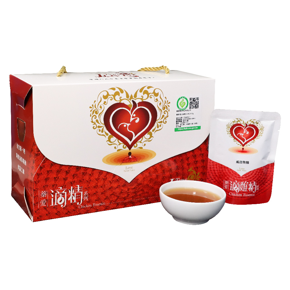 蓁愛滴雞精 【蓁愛】古法陶甕-虱目魚精禮盒(80mlx10包/冷凍/威品嚴選)