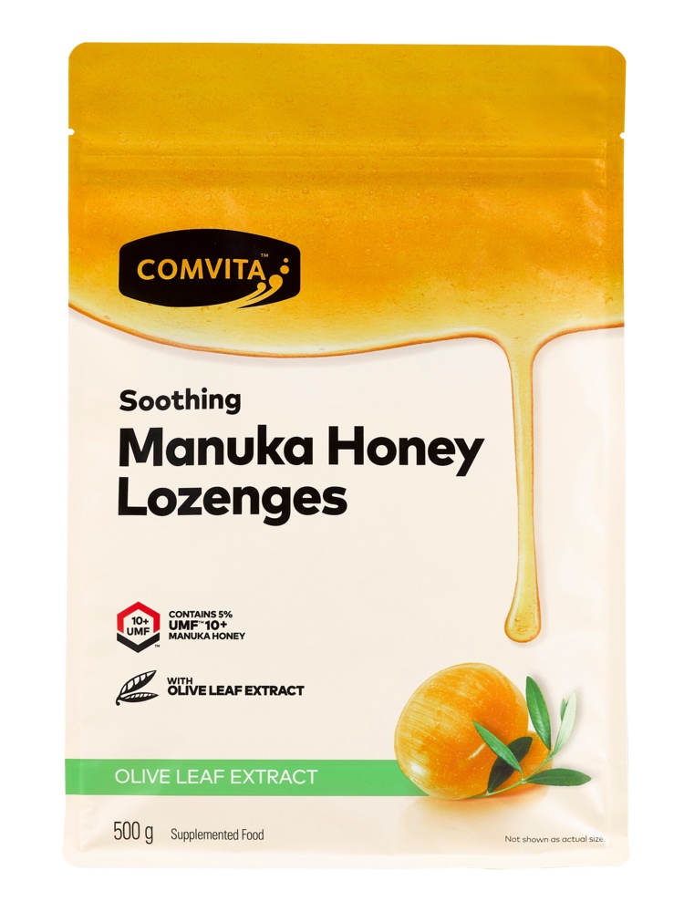 Comvita 康維他 麥蘆卡蜂蜜潤喉糖500g 橄欖