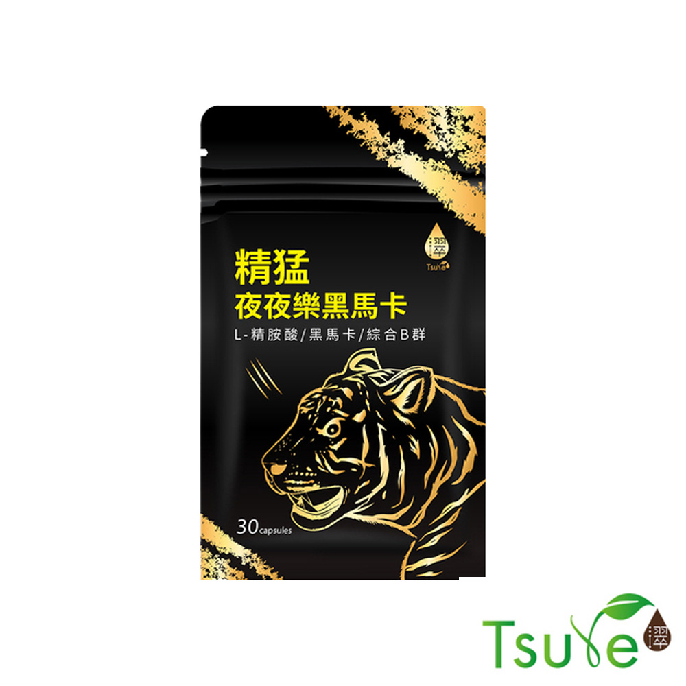 Tsuie 日濢 精猛夜夜樂黑馬卡膠囊 30顆/包(其他規格)