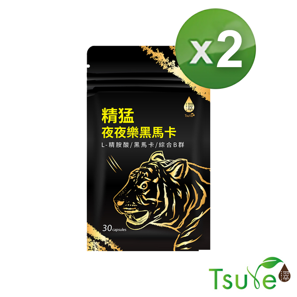 Tsuie 日濢 精猛夜夜樂黑馬卡膠囊 30顆/包