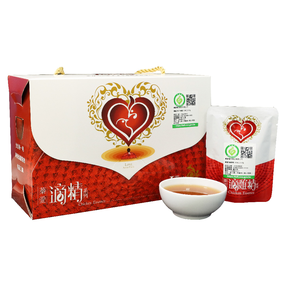 蓁愛滴雞精 【蓁愛】古法陶甕-原味雞精禮盒(80mlx10包/冷凍/威品嚴選)