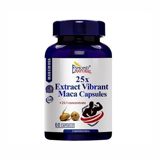 ESMOND NATURAL 愛司盟 25倍濃縮萃取瑪卡活力膠囊 60顆 / 瓶