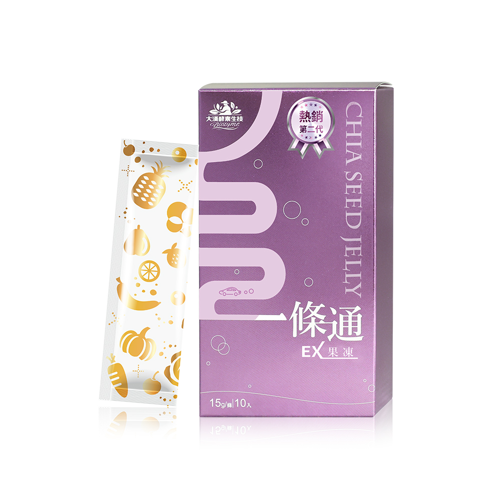 大漢酵素 一條通EX果凍(15公克x10條/盒)