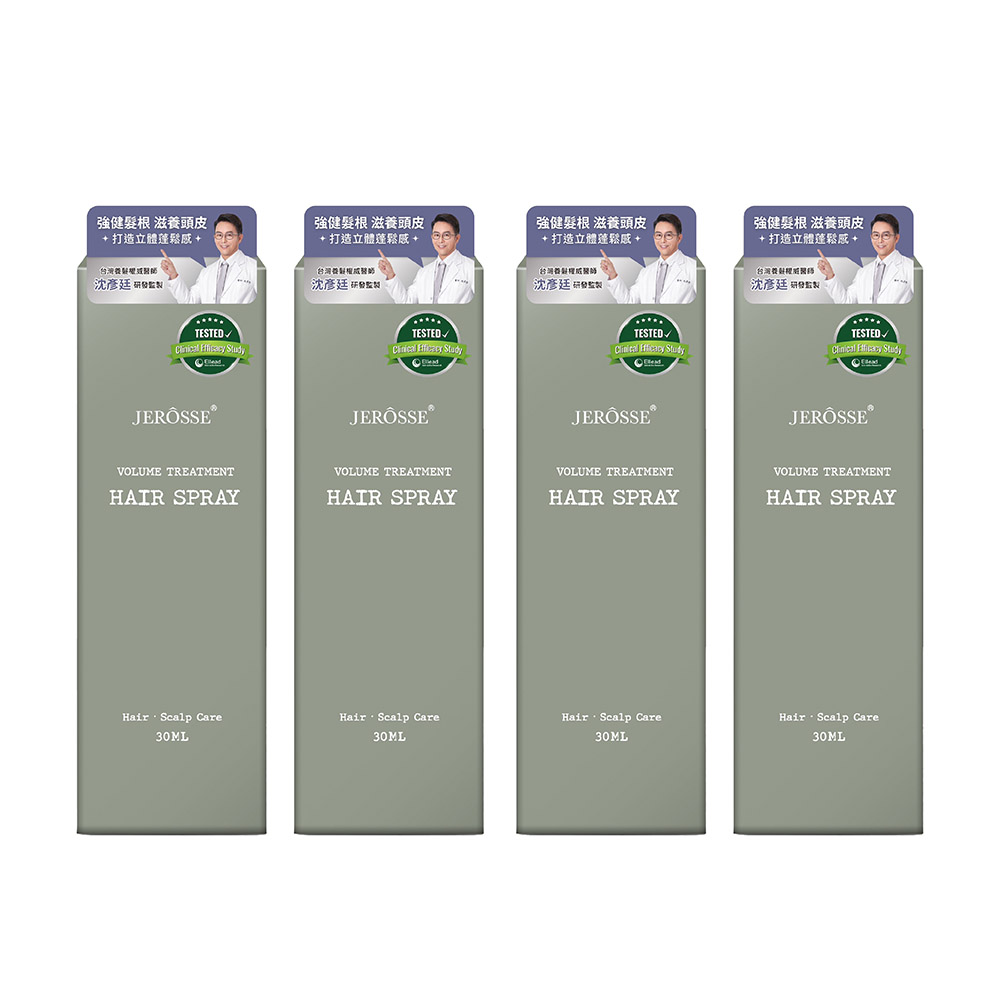 JEROSSE 婕樂纖 【4盒入】法樂蓬養髮原液 30ml/瓶 胜肽養髮技術 9種植萃黃金比例 VIP優惠價